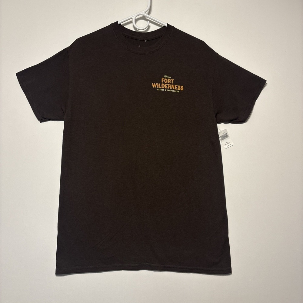 Walt Disney World Fort Wilderness Resort & Campground Adult M Brown T-Shirt New